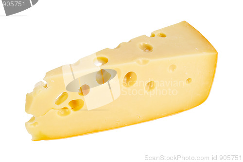 Image of Sector part of yellow cheese