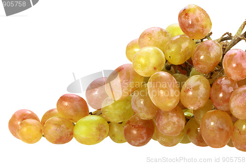 Image of Single bunch of yellow grape