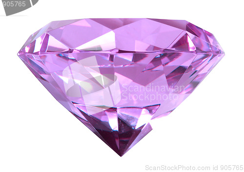 Image of Singe puple crystal diamond
