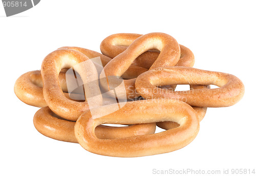Image of Heap of rubicund bagels