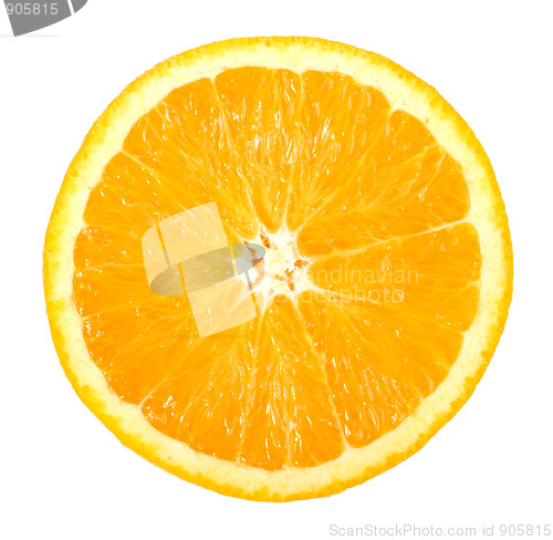 Image of Single cross section of orange