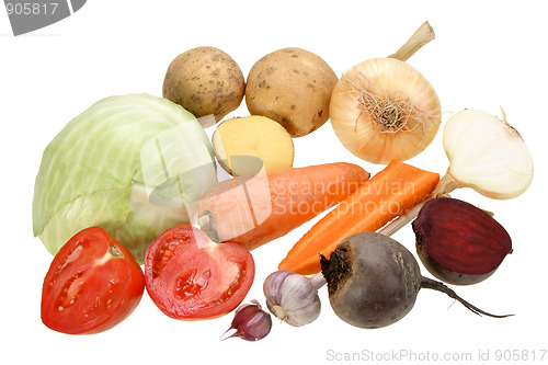 Image of Group of vegetables