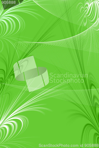 Image of Green abstract background