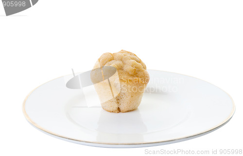 Image of mini muffin isolated on white