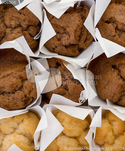 Image of fresh mini muffin cakes