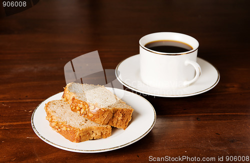 Image of cake and coffee