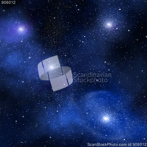 Image of starry background of deep outer space