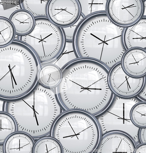 Image of clocks and time background