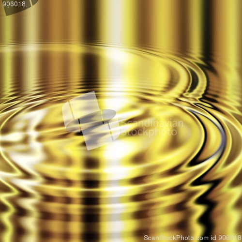 Image of molten gold ripples