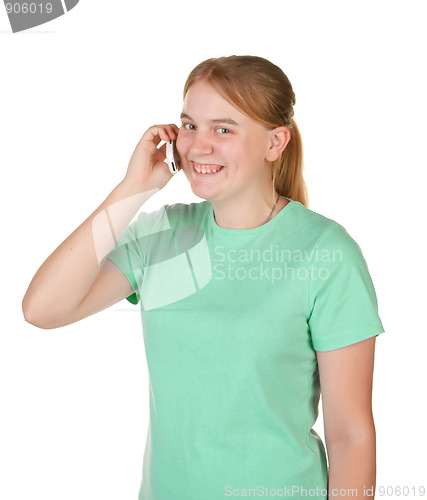 Image of girl talking on phone