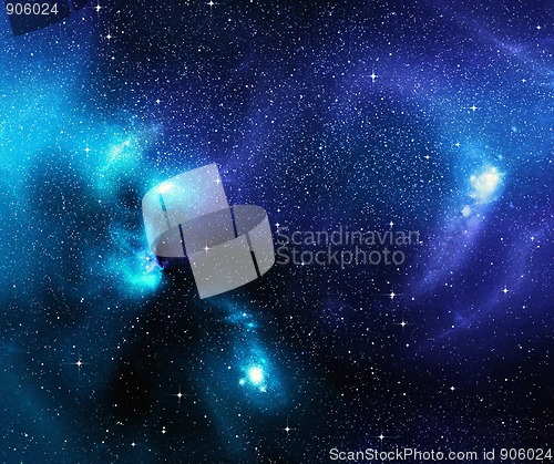 Image of starry background of deep outer space