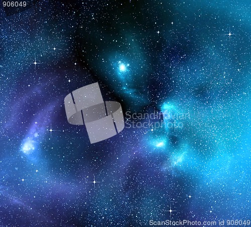 Image of starry background of deep outer space