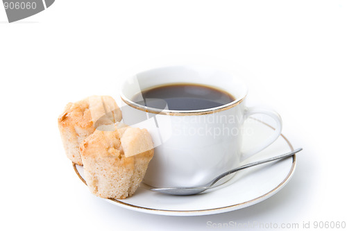 Image of coffee and muffins snack