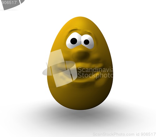 Image of funny easter egg