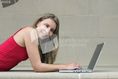 Image of Laptop Girl