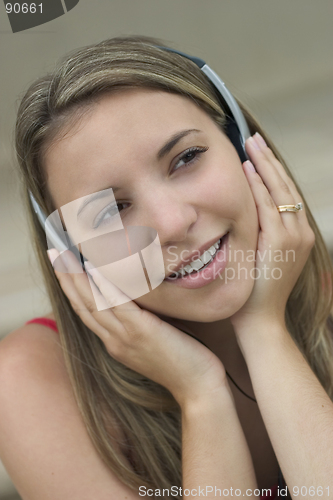 Image of Headphones Girl