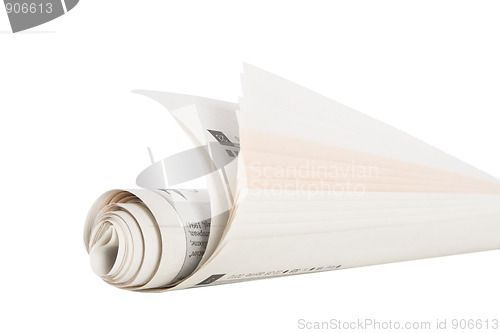 Image of Roll of newspapers