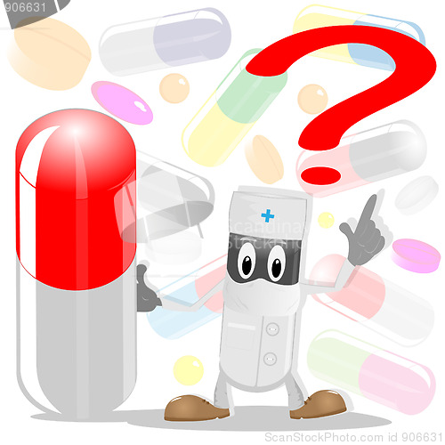 Image of The doctor and pills