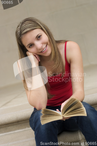 Image of Girl Reading