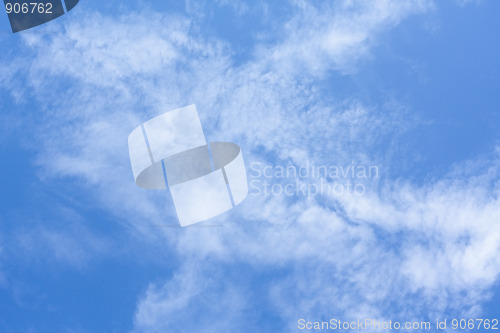 Image of Blue Sky and White Clouds