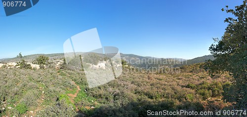 Image of Mediterranean hills landscape 