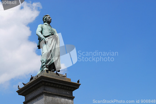 Image of Statue of the Polish poet Adam Mickiewicz