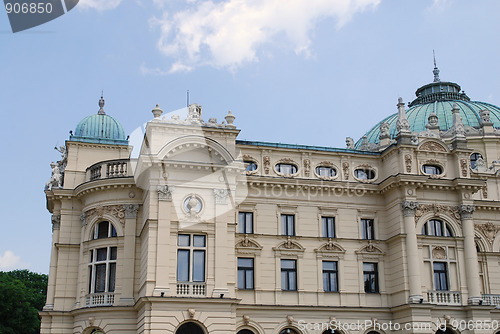 Image of The baroque style theater built in 1892 in Cracow