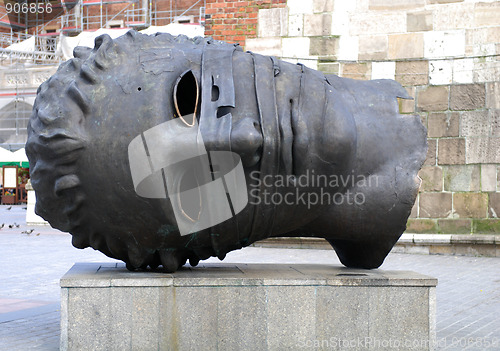 Image of Sculpture by Igor Mitoraj on the Main Square in Cracow