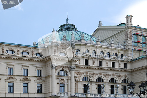 Image of The baroque style theater built in 1892 in Cracow