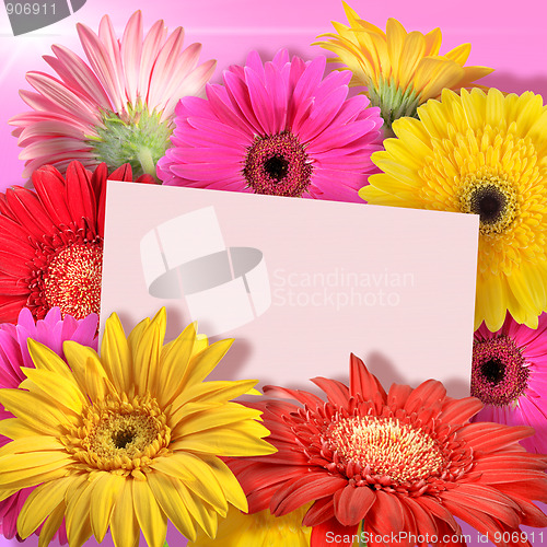 Image of Abstract background of flowers