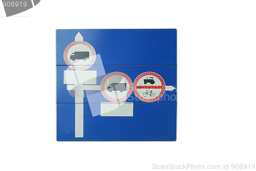 Image of road sign