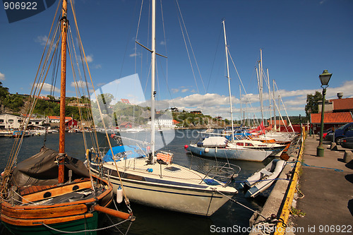 Image of Small boats in Brevik, South Norway