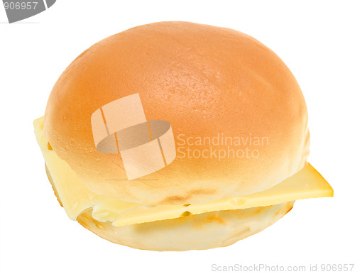 Image of Single loaf of roll with cheese