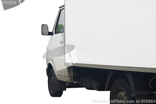 Image of White delivery truck