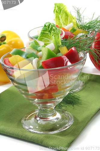 Image of bell pepper salad