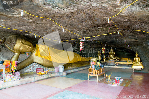 Image of Resting Buddha in Thailand