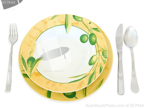 Image of table serving