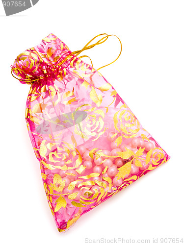 Image of pearls in sack