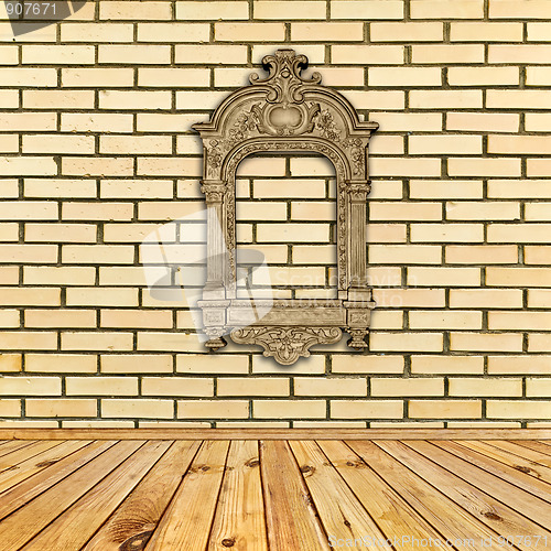 Image of interior with frame