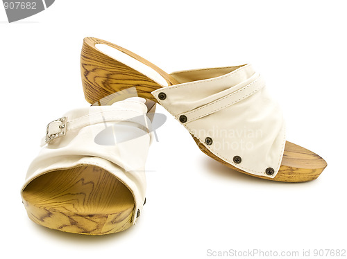 Image of woman summer shoes