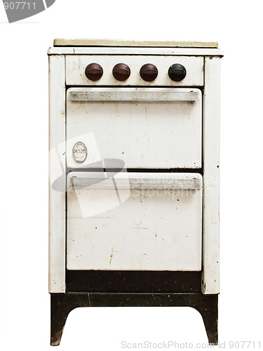 Image of old gas stove