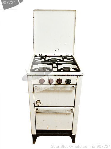 Image of old gas stove