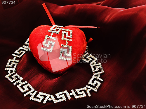 Image of valentine jewelry