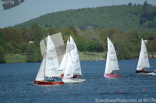 Image of sailing boats