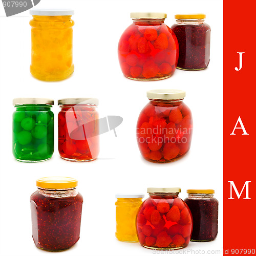 Image of jam jars