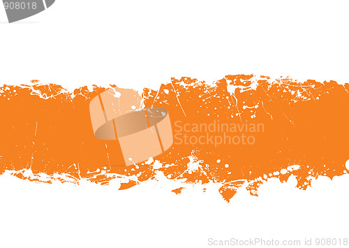 Image of grunge strip background orange