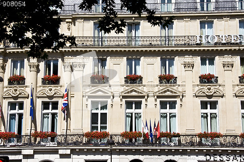 Image of Apartments closeup in Paris