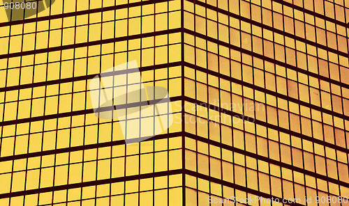Image of Detail of skyscraper windows 