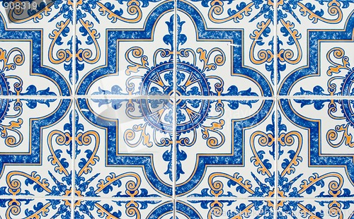 Image of Portuguese glazed tiles 233