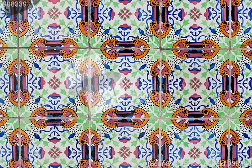 Image of Portuguese glazed tiles 234